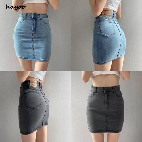 Hayoo Denim Skirts For Women