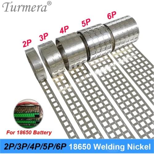 Turmera 18650 2P 3P 4P 5P 6P Welding Nickel Strip 0.15mm Thickness for Electric Bike and Screwder Lithium Battery Solder Use 1KG