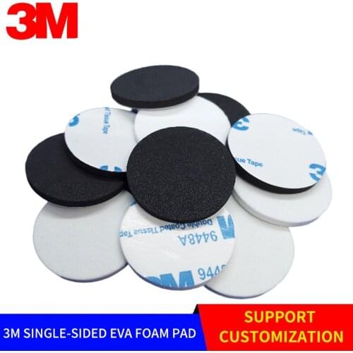 20pcs EVA Single Sided Adhesive Waterproo Single-sided foam pad Anti-skid and anti-collision home Hardware hickness 1-2mm