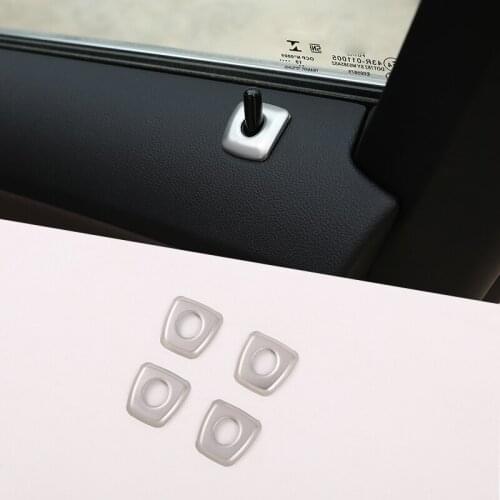 Stainless Steel Car Interior Door Lock Cover Trim For BMW G20 G28 3 Series 2020 Accessories
