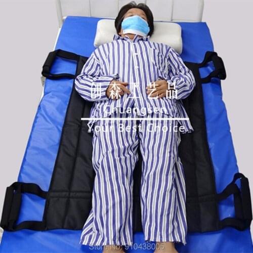 Patient lift sling transfer belt,medical belt helps to transfers from car, wheelchair and bed, with four shake handshandle