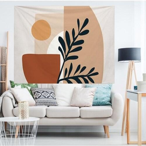 Nordic Art Background Hippie Tapestry Wall Cloth Tapestry Bedroom Room Bedside All-Matching Decorative Home Decor Accessories