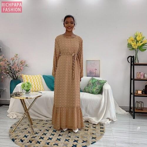 Abaya Kaftan Mujer Arab Hijab Muslim Long Dress Islam Clothing Abayas For Women Caftan Maxi Dresses Robe Musulmane Vestido Arabe