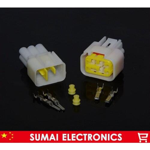 10 sets 6 Pin/way 2.3mm car connector,Car Waterproof Electrical plug,car refit connector for car Motorcycle ect