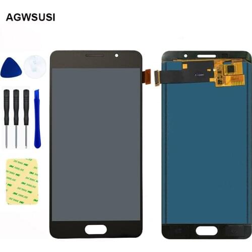 For Samsung Galaxy A5 2016 A510 Display A510F LCD A510M SM-A510F Display Touch Screen Assembly Parts Free Shipping Replacement