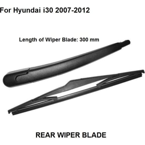 For Hyundai i30 2007-2012 Rear Windshield Windscreen Window Wiper Arm Blade Set