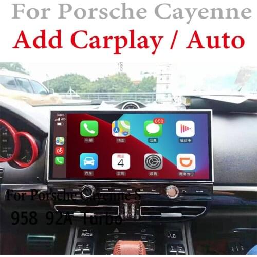 For Porsche Cayenne S Hybrid V6 958 92A Turbo 2010~2017 12.3 inch CarPlay Car Multimedia GPS WIFI Audio Radio Navigation NAVI