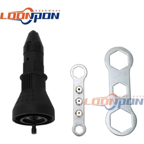 Electric Riveter Nut Riveting 7Pcs/Set Detachable Rivet Nut Gun Drill Adapter Kit Electric Riveter Insert Hand Tool 2.4-4.8mm