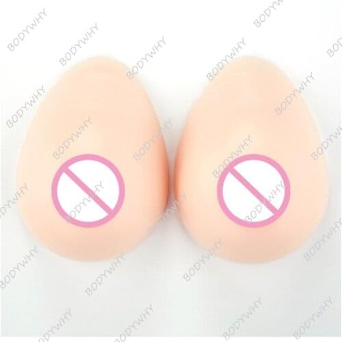 Hot Sale Artificial Silicone Breast Forms Realistic False Breast Fake Boob For Sexy Crossdresser Enhancer Women Bra Sticker