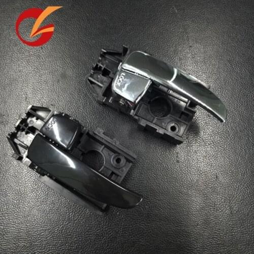 Use for hyundai elantra 2004-2007 model door inside handle black and chrome