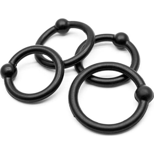 4pcs/set Male Penis Ring Stretchy Soft Silicone Cock Rings Set for Men to Enhance Erection Prolong Sex Time