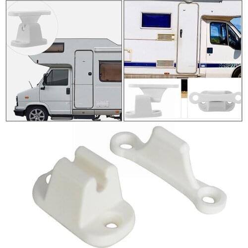 Door Retainer Kit Nylon T Shape Door Stop Retaining For RV Door Caravan Stoppers Holder Camper Catch Boat Motorhome Z2E3