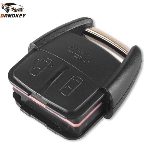 Dandkey New Repalcement Key Case Body 3 Button Remote Key Shell For Chevrolet Car Key With Battery Holder