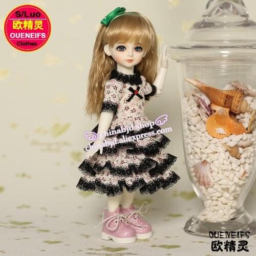 Doll BJD Clothes 1/6 Original Skirt Floral Dress For Yosd Body YF6-100 Doll Accessories