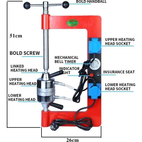 Tire repair machine for inner and outer tires New timing temperature and temperature control fire repair machine Vulcanizing