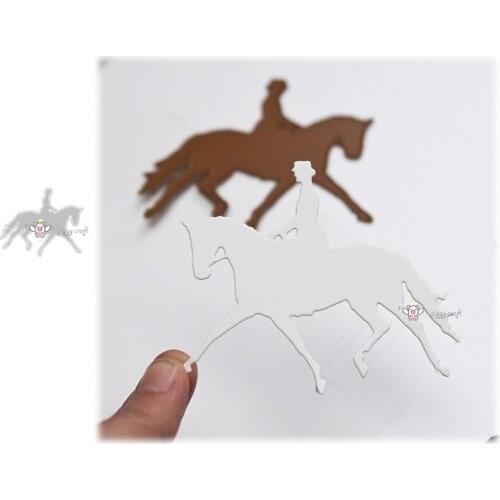New Sport equestrian metal Cutting Dies Stencils DIY Scrapbooking Paper/photo Cards Embossing Dies