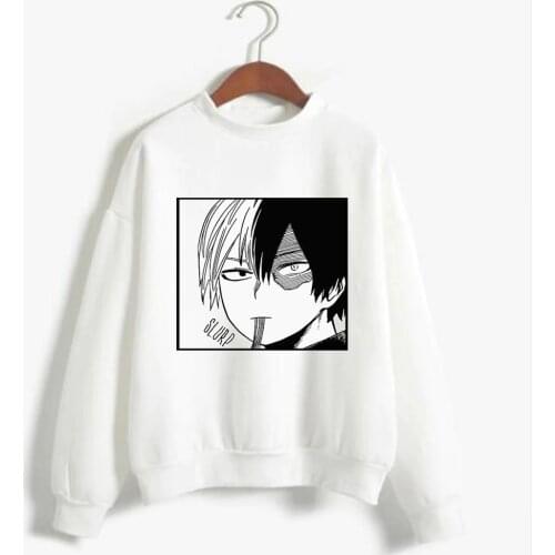 Hoodie Sweatshirt My Hero Academia Todoroki Shoto Print Cosplay Costume Anime Women/Men Top