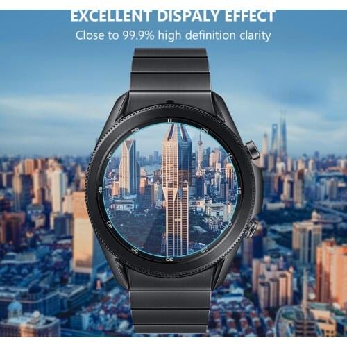 Screen Protector For Samsung Galaxy Watch Active 2 TPU Film Set of 1/3 40-46mm Full Coverage TPU Protective Cases for Smartwatch
