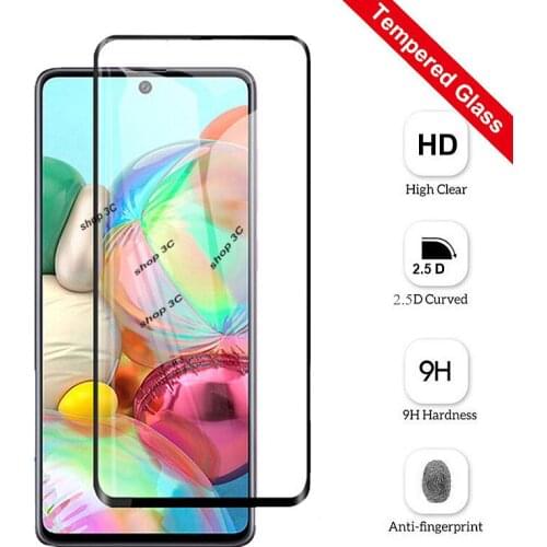 Tempered Glass For Samsung A51 A71 Screen Protector For Samsung A 51 A 71 SM-A515F A515 SM-A715F Full Cover Safety glass