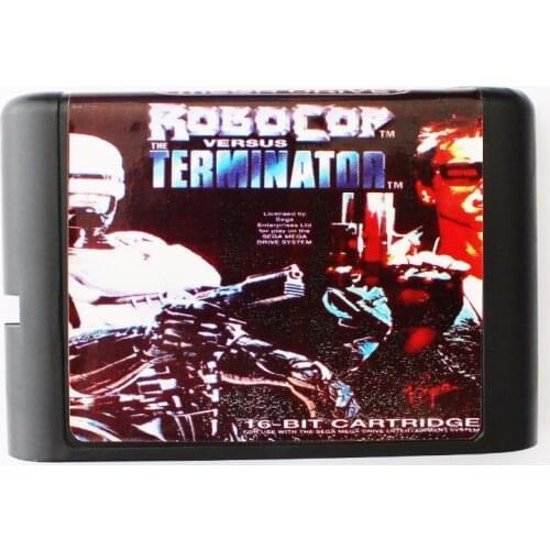 Robocop Versus Terminator 16 bit SEGA MD Game Card For Sega Mega Drive For Genesis
