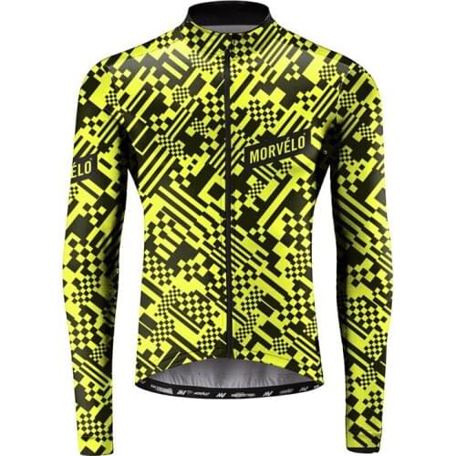 2021 New Cycling Jersey Mens Long Sleeve Team Bike Jersey Pro Racing Tops Sport Bicycle Shirt Maillot Ciclismo Cycling Clothing