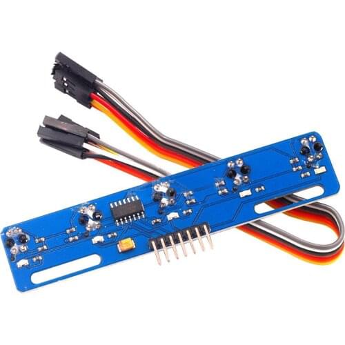 5 channel Infrared Reflective Sensor TCRT5000 KIT 5 way/road IR Photoelectric Switch Barrier Line Track Module