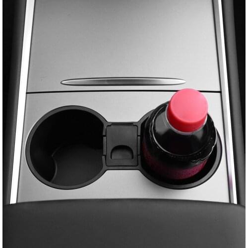 Car Center Console Drinks Holders Insert for Tesla Model 3 Model Y 2021 Car Interior Accessories Cup Holders