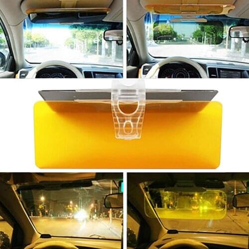 Auto Car Anti-Glare-Anti-Dazzling Visor Day Night UV Block Sunshade Goggles Clip-on-Driving Vehicle Shield for Clear View Visor