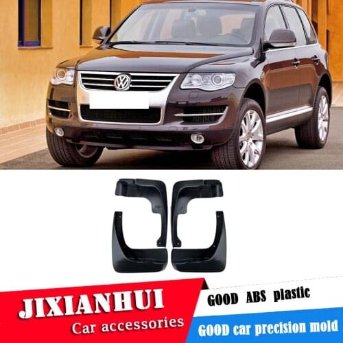 For V W Tou areg 2007-2010 Mudflaps Splash Guards Front rear Mud Flap Mudguards Fender Modified special