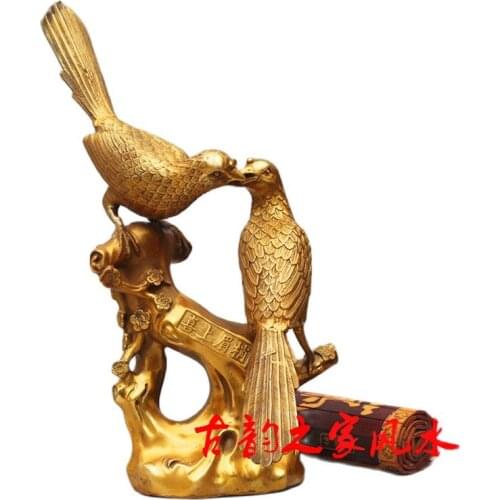 Double Home Furnishing decoration xishangmeishao copper Magpie