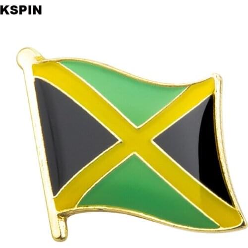 Jamaica flag pin lapel pin badge 10pcs a lot Brooch Icons KS-0197