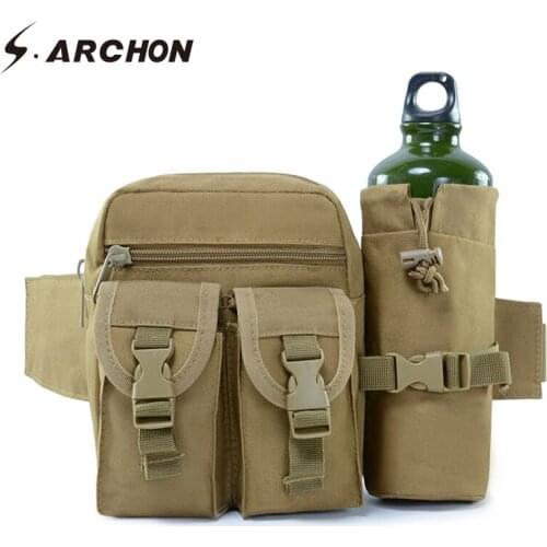 Refire Gear Camouflage Nylon Waist Bag Waist Pack Belt Outdoor Hiking Climbing Loops Bags Mens Molle Pouch Shoulder Bag Gear