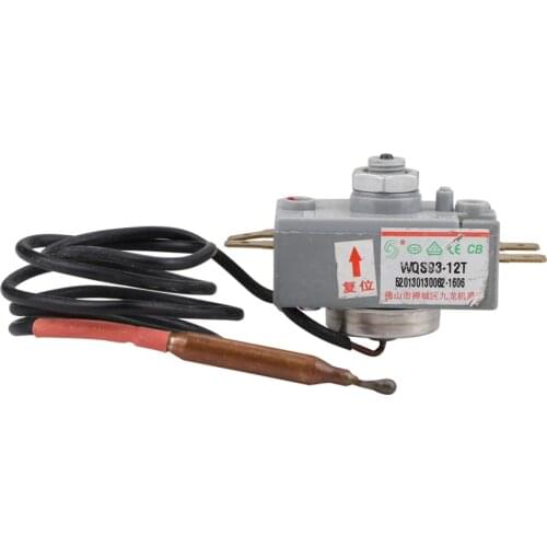 Isuotuo WQS93-12T Temperature Limiter, 4-foot Thermostat for Water Heater, Temperature Controller Switch