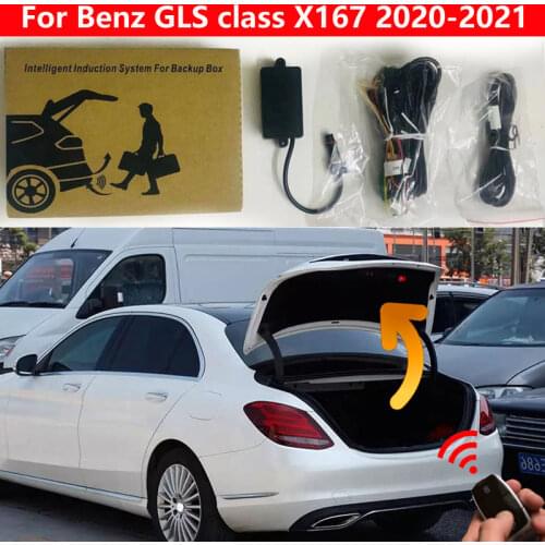 Car Trunk Opening For Benz GLS class X167 2020-2021 Tail box Foot kick Sensor Intelligent Tail Gate Lift Power Electric Tailgate