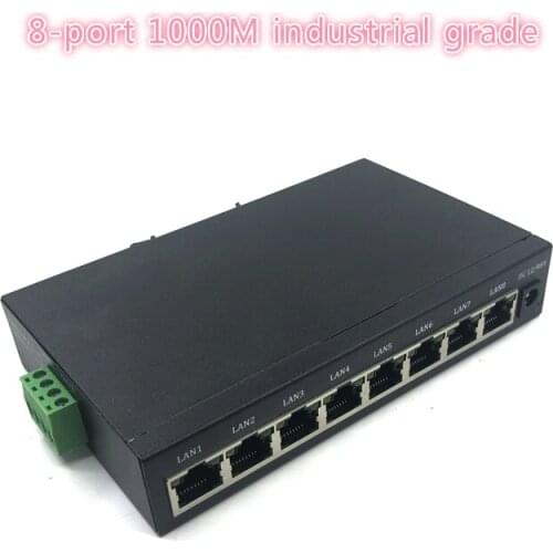 Lighting Protect Port 8 Poe 10/100/1000M Industrial Switch gigabit switch 8 gigabit switch gigabit switch ethernet switch