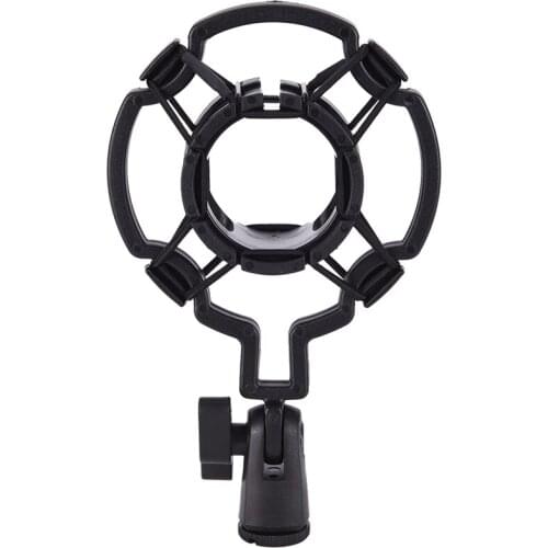 Radio Studio Sound Recording Bracket Black Mic Microphone Shock Mount Clip Holder Stand
