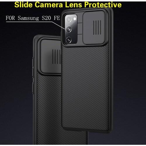Luxury Case for Samsung S20 Ultra Case Slide Camera Lens Protective Cover for Samsung Galaxy S20 FE S20+ Plus Note 20 Ultra Case