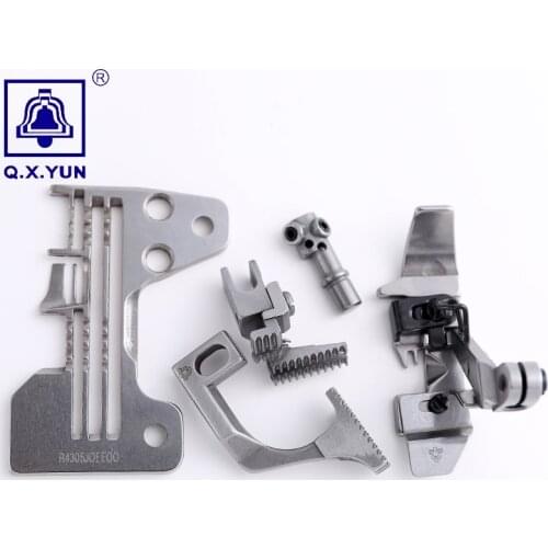Q.X.YUN Sewing Machine For JUKI MO-3914 MO-3915 R4305-JOE-E00 Machine Oversealing Machine Parts feed dog Gauge Set