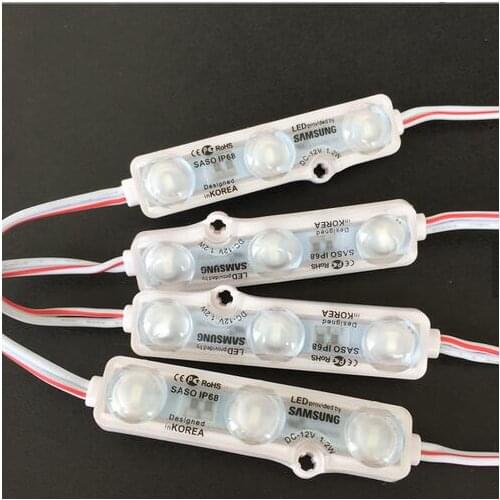 SMD 5630 ( 5730 ) 3LED LED MODULES FOR LED Store Front Window Led Module Light Sign Bar Injection IP68 Waterproof Strip Light