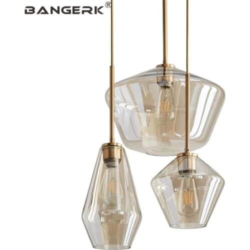 Edison Loft Decor Glass Luminaire Modern LED Pendant Light Fixtures Nordic Design Hanging Lamps Pendant Lighting Home Lamp