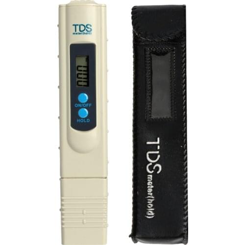 High Quality TDS Meter Water Quality Tester TEMP Measurement Tool, Portable TSD&TEMP Tool Meter Function 2 In 1, 0-9990ppm