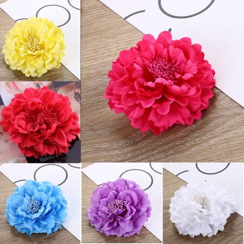 Flower Headwear Flower Corsage Women Brooch Pins Wedding Party Gift Fabric Flower Popular Style 1PCS Hair Clips hair accessories
