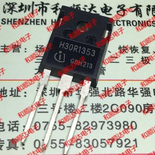 10pcs/lot H30R1353 IHW30N135R3 TO-247 1350V 30A
