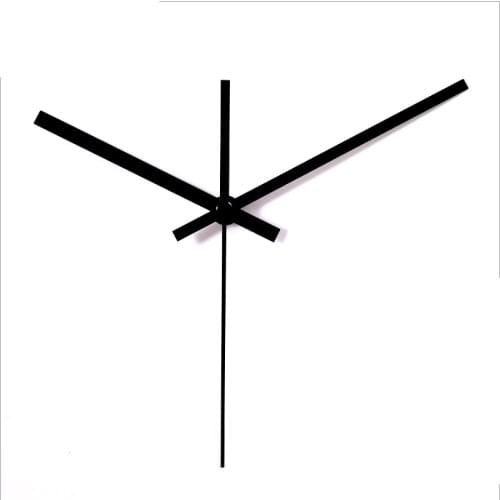 50sets S Shaft Black Clock Hands 1#(just hands) Metal Aluminum Material Quartz Clock Accessory High quality DIY kits