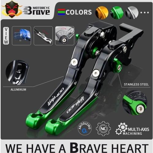 Motorcycle Accessories For Kawasaki Ninja 400 R Ninja400R 2011 CNC Aluminum Brake Lever Clutch Handle Levers Ninja 400R
