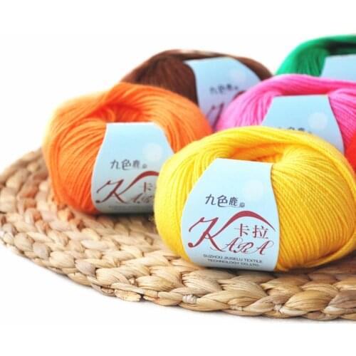 Free shipping 50g/Ball Acrylic Wool Yarn For Hand Knitting Thick Thread For Overcoat Outerwear Hat Scarf Cape B
