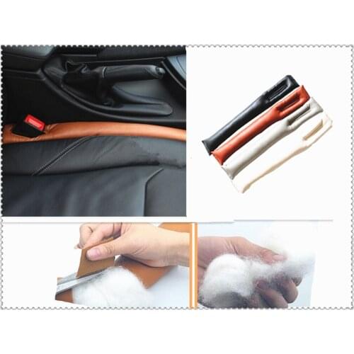 Car seat slot leakproof protection to avoid falling microfiber leather for Opel Optima Rio5 Rio K2 K3 K4 K5 KX3 KX5