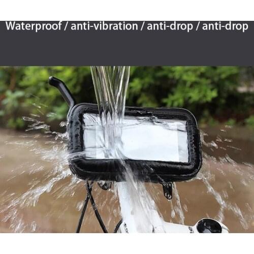 MTB Phone Holder For Xiaomi Bicycle Bike Phone Holder Bag Case Waterproof Motorcycle Handlebar Bracket Mobile Phone Mount Case