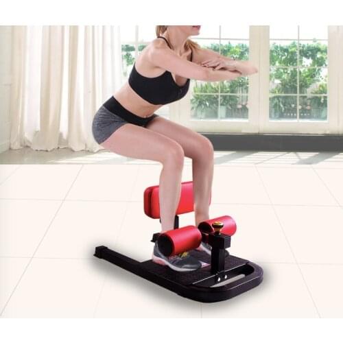 Girl squat squat rack fitness equipment commercial supine roll abdominal leg trainer home hip personal training hook machine