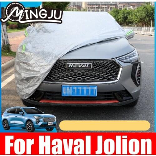For Haval Jolion 2021 Waterproof Car Covers Outdoor Sun Protection Exterior Parts For Auto Reflector Anti Rain Snow Dust Cover